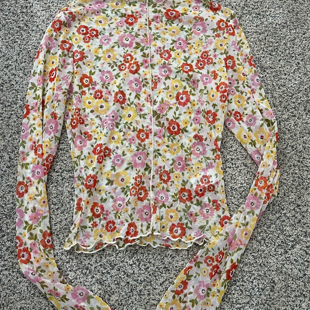 Le Lis Multicolor Floral Blouse